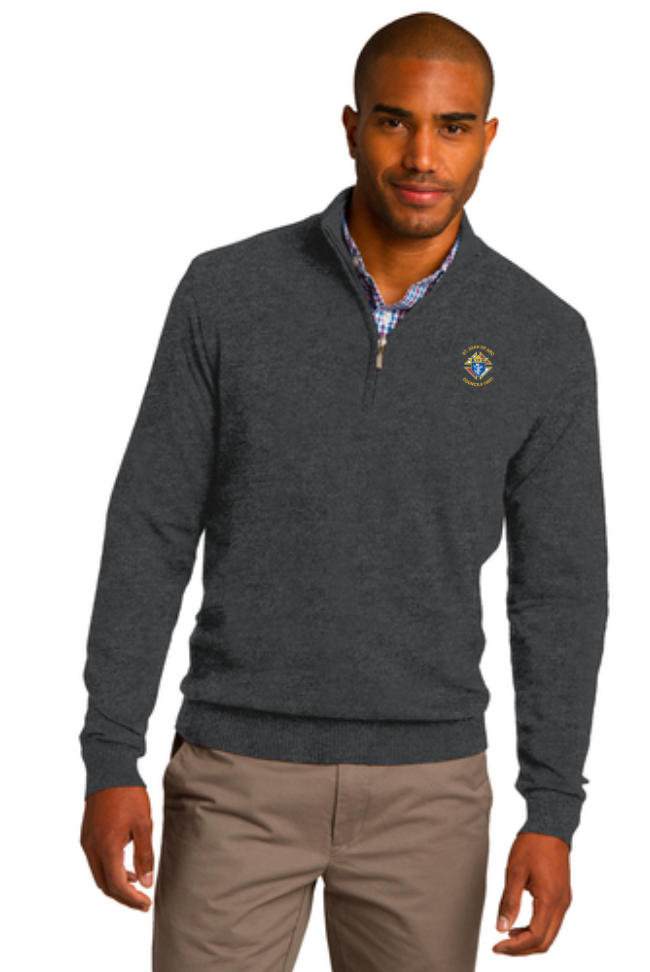 1/2 Zip Men's Sweater *ON DEMAND ONLY*