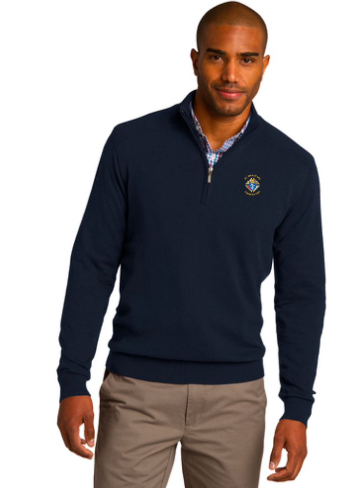 1/2 Zip Men's Sweater *ON DEMAND ONLY*
